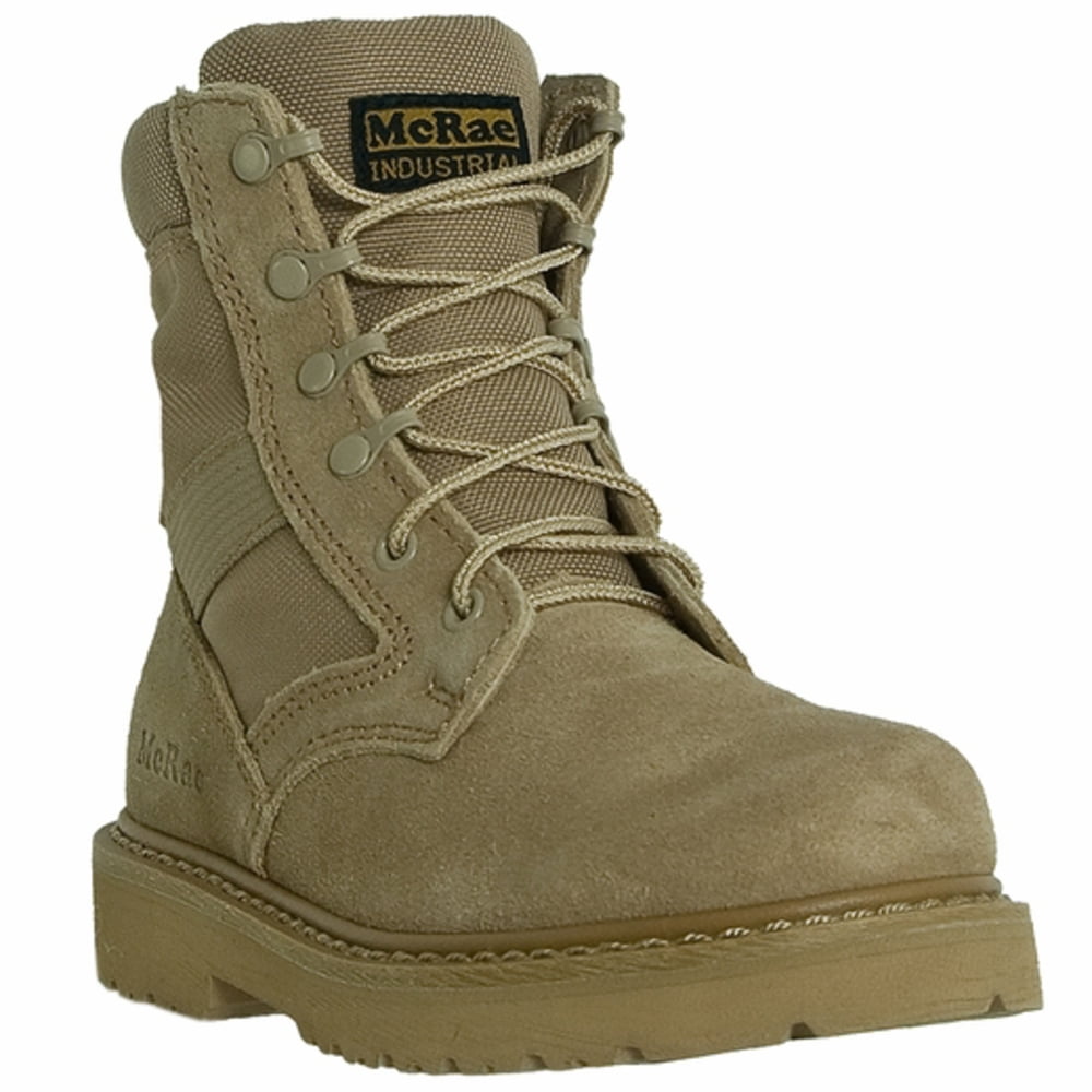 McRae Footwear Boy's Mcrae Industrial Military Boots TAN 5.5 M