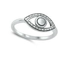 thumbnail image 4 of Oxidized Eye Bali Style Ring .925 Sterling Silver Band Jewelry Female Male Unisex Size 9, 4 of 4