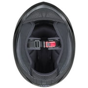 GLX GX11 Compact Motorcycle Helmet - Black, Large - Full Face w/ Tinted Visor, DOT Approved