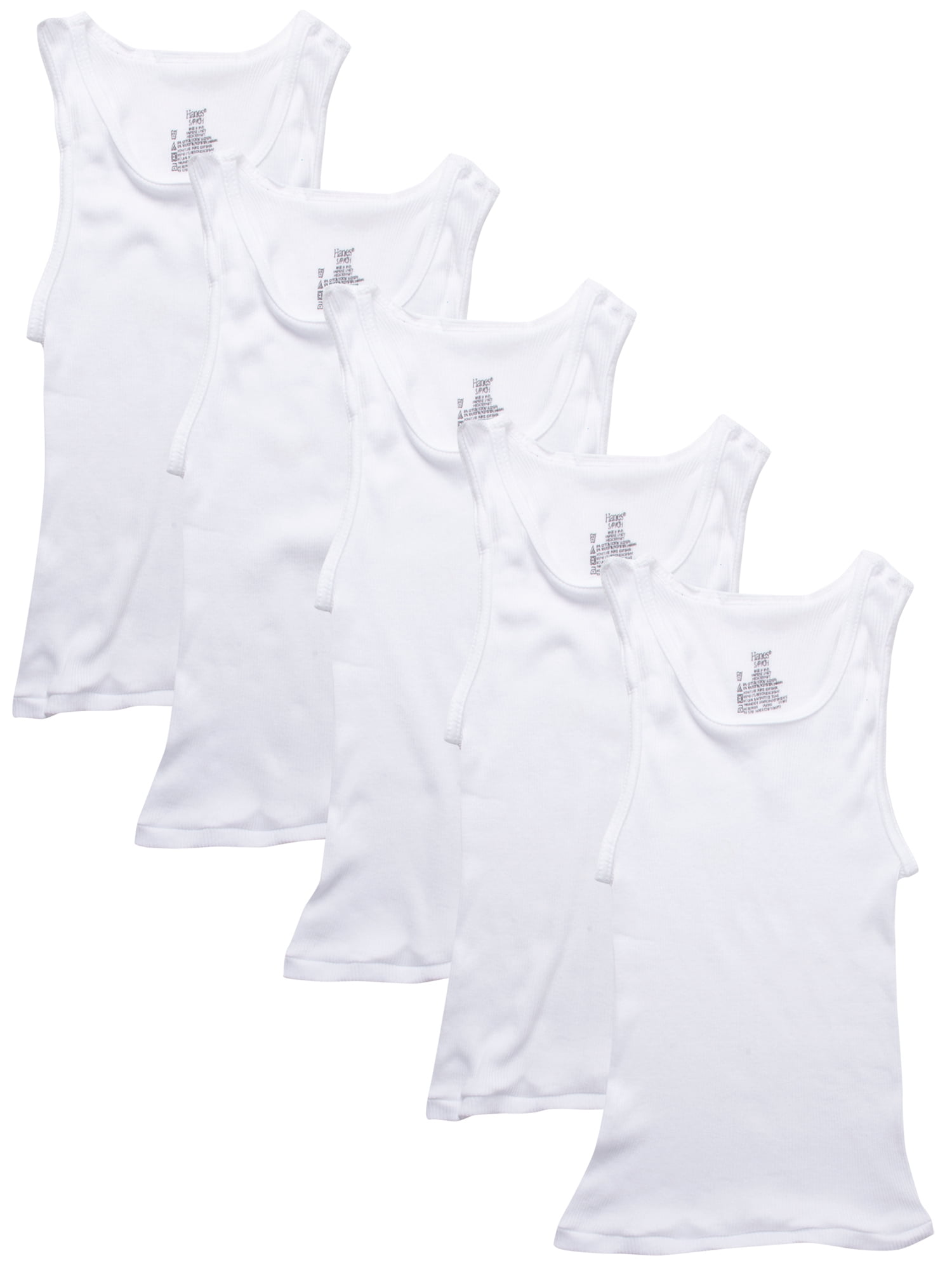 Photo 1 of Boys' Eco Blend Tank 5 Pack, Sizes S-XL