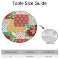 thumbnail image 3 of Round Elastic Tablecloth,Waterproof Table Cover,Pioneer Table Cloth Fits 45"-52" Round Tables for Dinner, Outdoor, Picnic, Flowers, 3 of 3