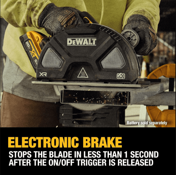 DEWALT 20V MAX XR 7-1/4 in. Metal Cutting Circular Saw (Tool Only) (DCS383B)