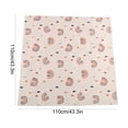 thumbnail image 6 of Yajisi Baby Dining Chair Mat Waterproof Under High Chair Floor Protector Anti-Slip Play Mat Splash Mat for Messy Eaters 43.3 x 43.3 inches / 110 x 110 cm SMT105EF345, 6 of 8