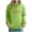 Green, variant on Womens Sweatshirts Hooded Print Casual Long Sleeve Drawstring Pocket Pullover Tops