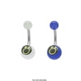 thumbnail image 1 of Acrylic Male and Female Logo Belly Button Ring, 1 of 9