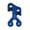 Blue, variant on Cable Slide Compound Bow String Separator Splitter Glide Roller Aluminum