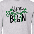 thumbnail image 4 of Inktastic St. Patrick's Day Let the Shenanigans Begin Long Sleeve Youth T-Shirt, 4 of 5