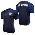 thumbnail image 4 of Icon Sports Official US Men's National Soccer Team Ultimate Fan Pack - Unisex Adult - Jacket, T-Shirts, Scarf & Soccer Ball - USSFUFP Navy XL, 4 of 9