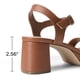 thumbnail image 5 of Sandalias Plataforma para Mujer DREAM PAIRS Marrón con Tacón Abierto, 5 of 7