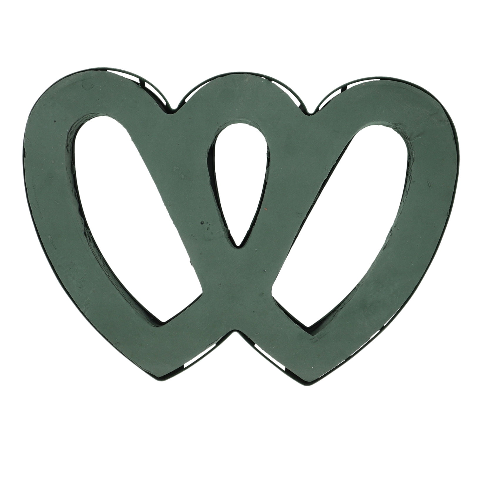 ADDHAT Green Floral Foam Heart Block for Wedding Car Decorations Practical Flower Mud