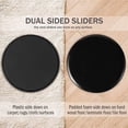 thumbnail image 4 of Core Sliders, Dual Sided Exercise Gliding Discs, Abdominal Fitness Equipment 2 Pack for Ab & Stretch Strength Core Workouts Sport, 4 of 9