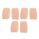 thumbnail image 1 of 3 pares de calcetines reparadores de talón para talones agrietados, transpirables, abiertos, con gel hidratante para talones secos y agrietados (color rosa carne), 1 of 14