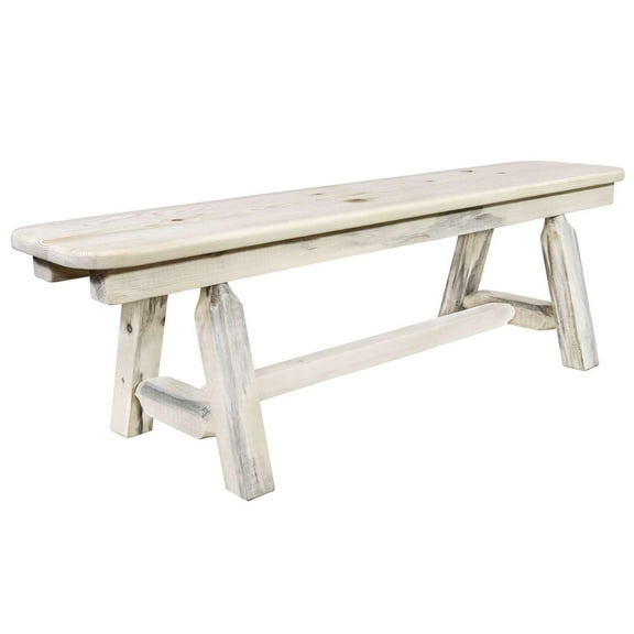 Homestead Collection Plank Style Bench, Ready to Finish, 5 Foot