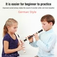 thumbnail image 3 of 8 Hole Soprano Recorder With Cleaning Stick, Storage Bag,  Cleaning Cloth For Musical Instrument Gift British/ Germany Style, 3 of 8