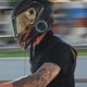thumbnail image 4 of Casco de motocicleta auriculares reproductor de música altavoz antiinterferencias HiFi puerto de 3,5mm, 4 of 9
