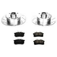thumbnail image 3 of PowerStop Rear Z23 Evolution Sport Carbon-Fiber Ceramic Brake Pad and Drilled & Slotted Rotor Kit Fits: VOLKSWAGEN Select Models K369, 3 of 10