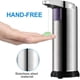 thumbnail image 2 of Dispensador automático de jabón de 250 ml, dispensador de jabón de acero inoxidable, dispensador de jabón infrarrojo sin contacto (2 piezas de acero inoxidable) Rojo Verde, 2 of 5