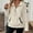 White, variant on Stichou Quarter Zip Pullover Women Sherpa Fleece Half Zip Sweatshirts Cropped Hoodies Lapel Warm Fuzzy Sweaters with Pockets Blue L