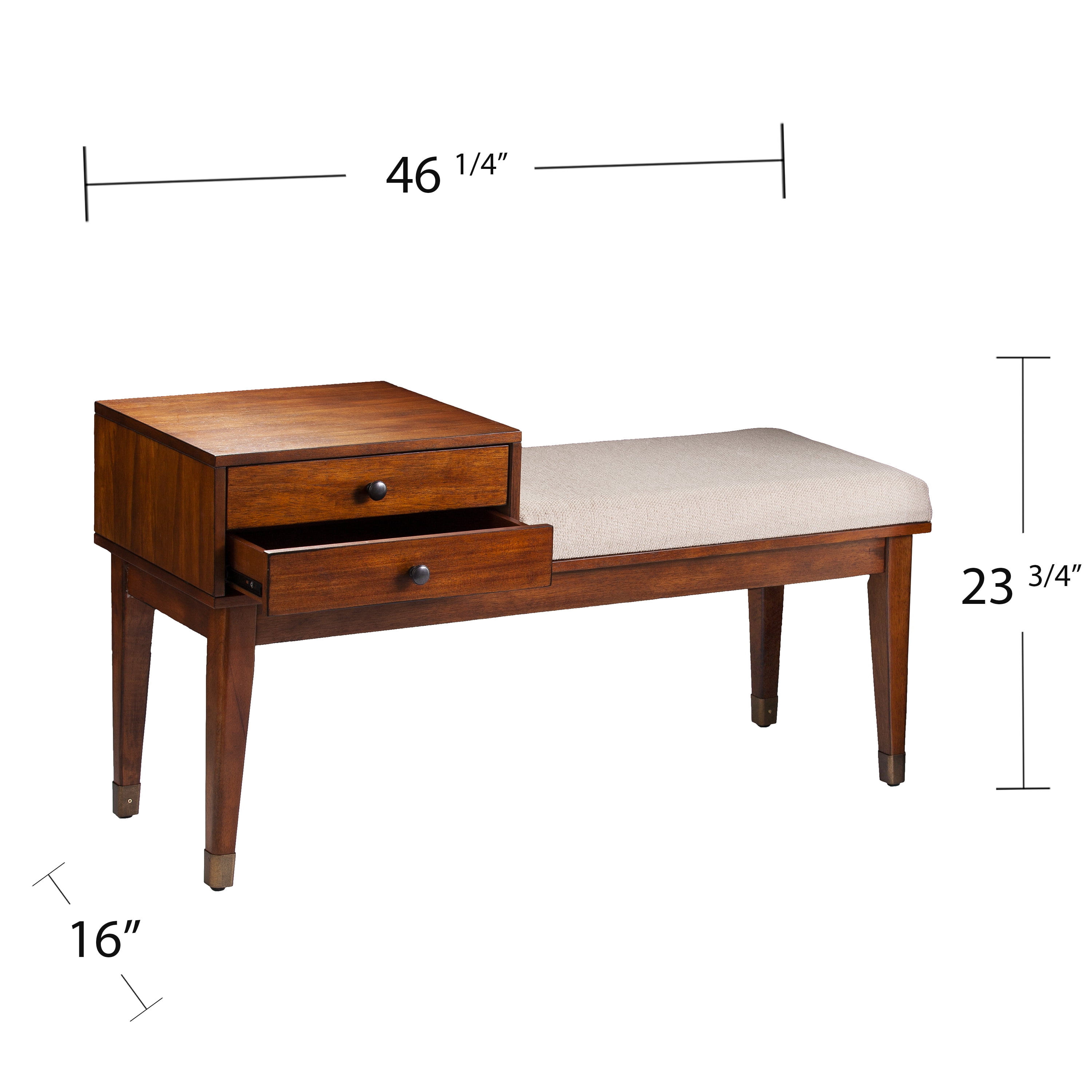 A Storage Bench for Small Entryway Space - Southern Revivals
