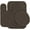 BROWN, variant on 4pc Ceramic Accessories + 3pc Bathroom rug mat set #6 Black color non slip super soft chenille washable