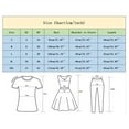 thumbnail image 4 of Follure 3/4 Sleeve Casual Tops for Women Solid Round Neck T Shirt Blouse Loose Pleated Top Tee Shirts, 4 of 6