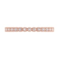 thumbnail image 3 of 0.08 Carat Diamond Wedding Band Ring in 10K Rose Gold (Ring Size 7), 3 of 7