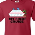 thumbnail image 4 of Inktastic My First Cruise with Cruise Ship and Palm Trees Youth T-Shirt, 4 of 5