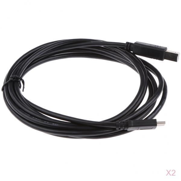 Cable de impresora estándar a de 2 piezas SuperSpeed para computadora portátil Baoblaze Cable de impresora USB