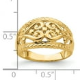 thumbnail image 3 of 14k Polished Cut-Out Heart Design Ring R696, 3 of 6