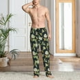 thumbnail image 5 of Mens Pajama Pants - Soft Sleep & Lounge Pants for Men, Bird and Flower Print Cuteness Casual PJ Bottoms Pants with Pockets, 5 of 5