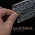thumbnail image 2 of 20 Sheets Double- Adhesive Fake Nails Sticky Nails Tips Fake Nail Glue Sticker Side Nail Glue, 2 of 5