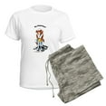 thumbnail image 5 of CafePress - Greyhound Funny Women's Light Pajamas - Women's Short Sleeve Print T-Shirt and Pants Light Cotton Pajama Set, 5 of 7