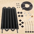 thumbnail image 2 of Kit Convertisseur Refroidisseur D'huile Moteur en Aluminium DQrwqpou, 2 of 8