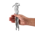 thumbnail image 2 of Coghlan's 9" Skewer Pegs, Twisted Square Aluminum Stakes for Tents, Tarps and Canopies, 2 of 6