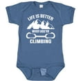 thumbnail image 3 of Inktastic Rock Climbing Mountains Boys or Girls Baby Bodysuit, 3 of 5