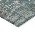 thumbnail image 6 of Dalyn Rugs Machine Washable Indoor/Outdoor Chantille Teal 2'3" x 7'6" Runner Rug, 6 of 7
