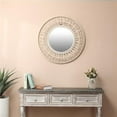 thumbnail image 1 of Luxen Home WHA801 Bamboo Round Wall Mirror, 1 of 1