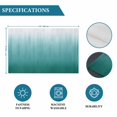 thumbnail image 6 of Teal Green Ombre Placemats Set of 8, Contemporary Gradient Abstract Art Placemats for Dining Table, Place Mats for Kitchen Tabletop, Waterproof Wipeable Dining Table Mats Set, 6 of 9