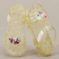 thumbnail image 6 of ITSAME Girls Jelly Sandals, Open Toe Heart Decoration Adjustable Strap Summer Fashion Comfortable Beach Sandals Gold 10(Little Kids), 6 of 9