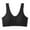 Black, variant on Bras for Women Bra Women Large Ice Silk Front Open Button Traceless Maternity Nursing Vest Gathering Drop Cup Beige XXL
