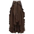 thumbnail image 1 of Faldas de pirata victorianas Steampunk para mujer, vestido Medieval con volantes, disfraces de cosplay, vestido de fiesta de halloween, 1 of 5