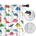 thumbnail image 4 of Blackout Kids Curtains,Colorful Dinosaur Assortment Pattern Childrens Insulated Curtains Set Of 2,Bedroom Essentials,Toddler Room Decor 42"x84", 4 of 5