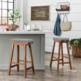 thumbnail image 5 of Tromlycs Saddle Stool Cushion Rectangular Bar Stool Seat Cushion Cover Rectangle with Velcro Strap Ties, 18x9.5 inches, 1 Piece, Light Grey, 5 of 6