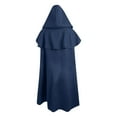 thumbnail image 3 of Hvyesh Men and Women Medieval Hooded Cloak-Renaissance Cape with Hood Vintage Halloween Cosplay Witch Costume, 3 of 3