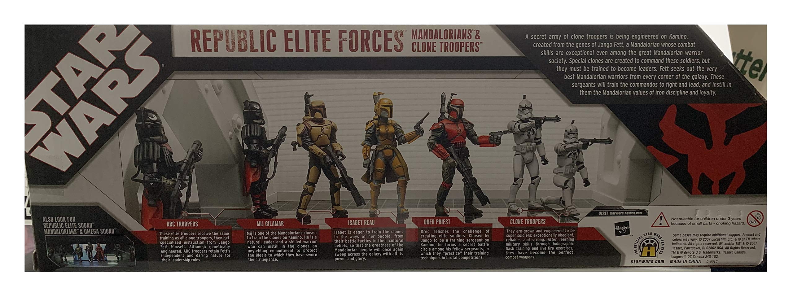 Star Wars Boxed Sets 2007 Republic Elite Forces Action Figure Set