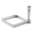 thumbnail image 1 of Moule à Œuf Carré pour Plaque – Anneau à Œuf Carré en Acier Inoxydable, 1 of 4