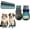 2 PCS, variant on Breathable Light Up Shoes for Dogs & Cats, Anti Slip LED Motion Activated Paw Protectors for Night, Reflective Rugged Sole Paw Guards, for Hiking Walking (2 PCS,5)