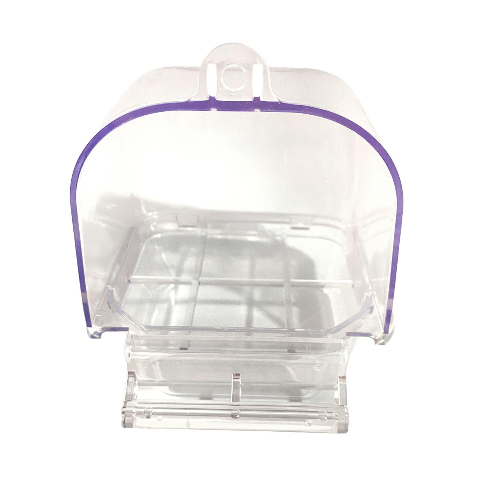 Bird Feeder Catcher Tray Hanging Cup Food Dish for Cage for Cockatiels