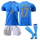 thumbnail image 1 of 22Bule 17B Conjunto de uniformes de fútbol para hombres y mujeres Chiesa 14 # Immobile 17 # Jersey deportivo para niños Jersey de equipo de fútbol juvenil Traje para niños y niñas esquí esquí Gafas de esquí, 1 of 1
