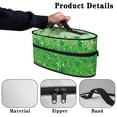 thumbnail image 5 of HELLHERO Four Leaf Clovers Dustproof Travel Iron Storage Bag 11.8x6.69x5.5 In Polyester, Case Only, 5 of 6